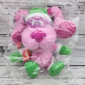 Nickelodeon Blues Clues Magenta Holiday Plush Christmas Stuffed Winter 15” NEW